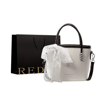 REDOO PU Crossbody Handbag Women's Ecru/Blue/Coffee/Black