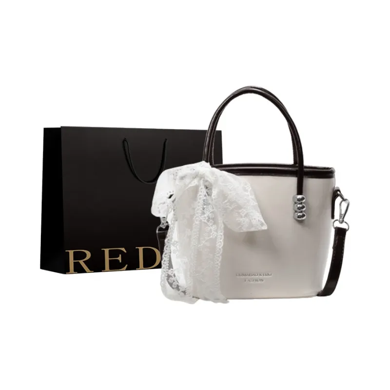 REDOO PU Crossbody Handbag Women's Ecru/Blue/Coffee/Black-0