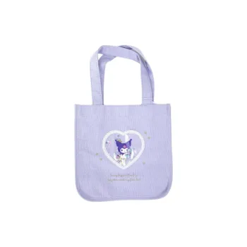 Sanrio Polyester With PVC Tote Bag, Shopping Bag, Handbag Regular Women's Purple