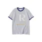 White Gray Navy Blue Edge