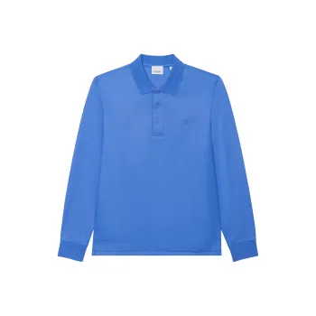 Burberry FW23 Polo Shirt Men's Blue