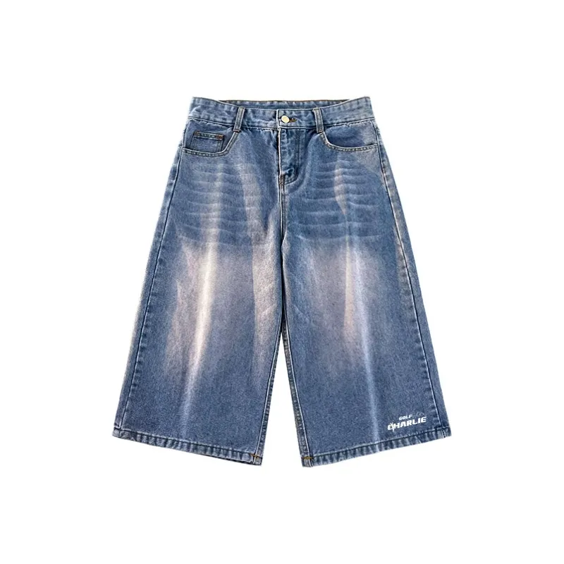 CHARLIE GOLF Denim Shorts Unisex-10