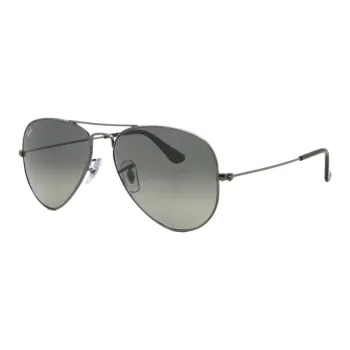 RayBan Aviator Sunglasses Men's Gray