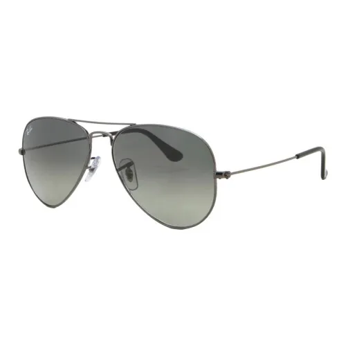 RayBan Aviator Sunglasses Men's Gray