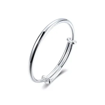 Modern Miracle 999 Fine Silver Sterling Silver Bracelets Women's