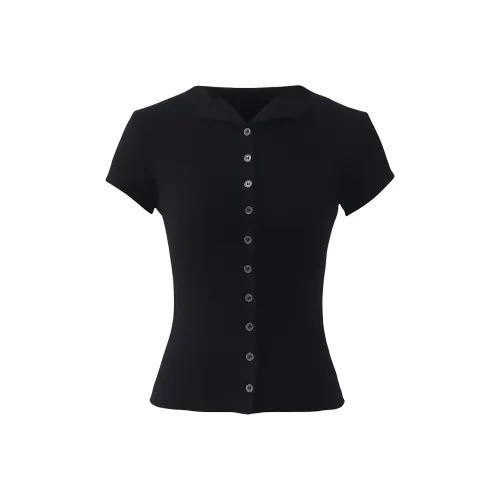 DOKZB T Shirts Women's Black