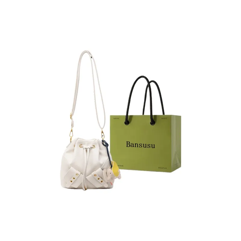 Bansusu PU Bucket Bag, Shoulder Bag, Crossbody Bag Women's Multicolor-4