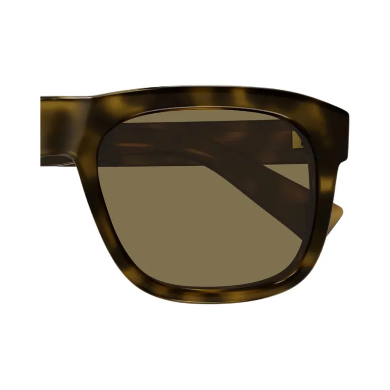 SAINT LAURENT Acetate Square Sunglasses Unisex Tortoiseshell-2