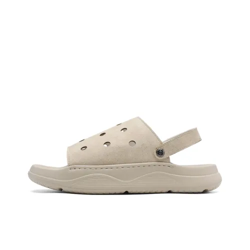 WEISHIBANGWEI Beach Sandals Men's Ecru