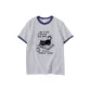White Gray Navy Blue Edge