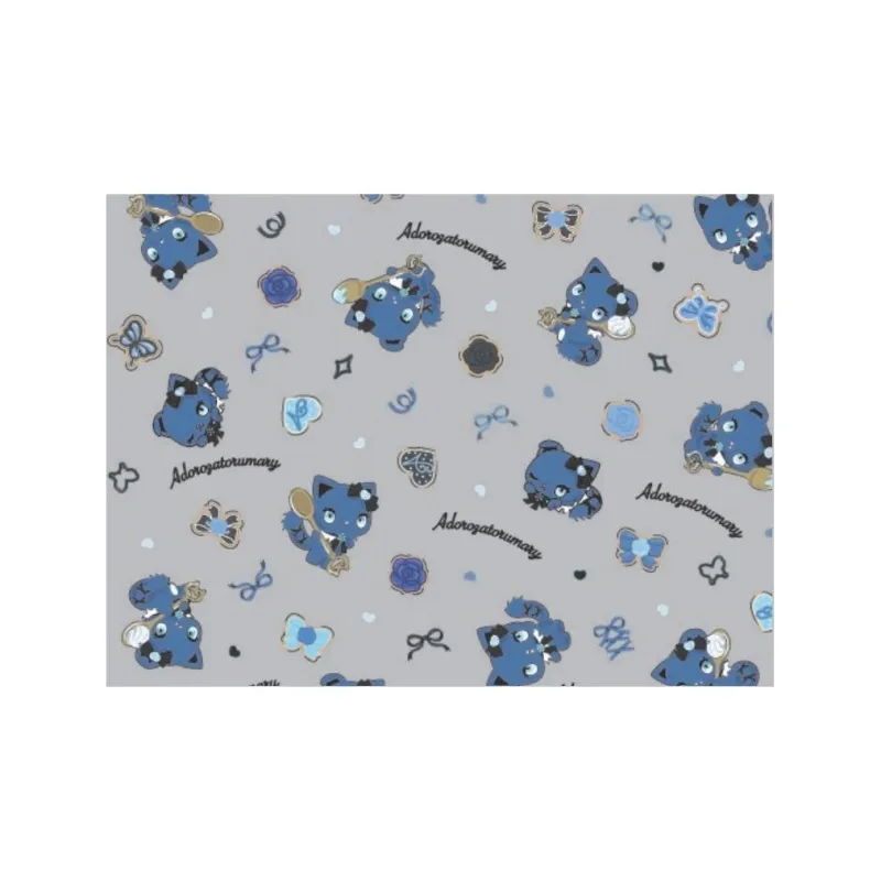 Sanrio Cotton Travel Storage Bag Unisex Gray & Blue-3