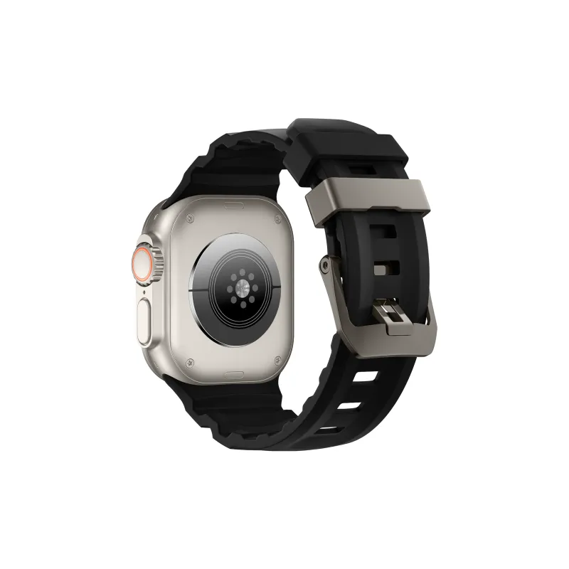 KVZUVUU Apple Compatibility Watch Band Silicone Material-1