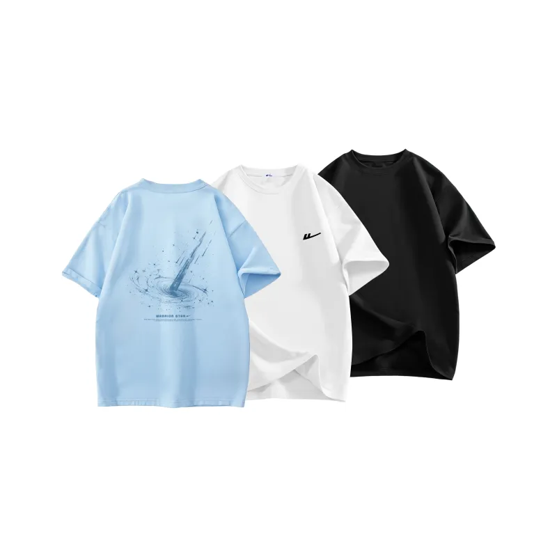 Warrior Huichao Riding The Wind Collection Drop Shoulder Sleeve T Shirt Women's-15