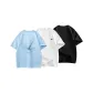 [3 Pack]Misty Blue+White+Pure Black