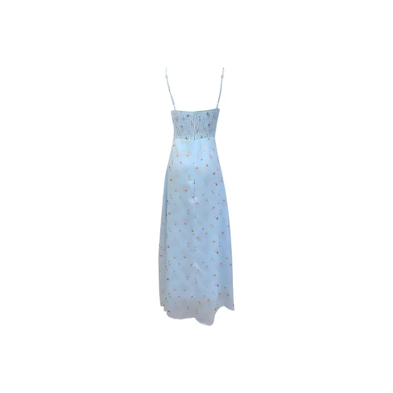 DOKZB Slip Dresses Women's Sky Blue-1
