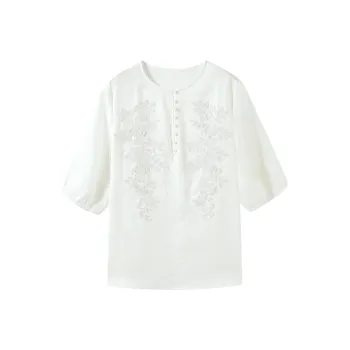 Hang Yi Court Shirts Women's White