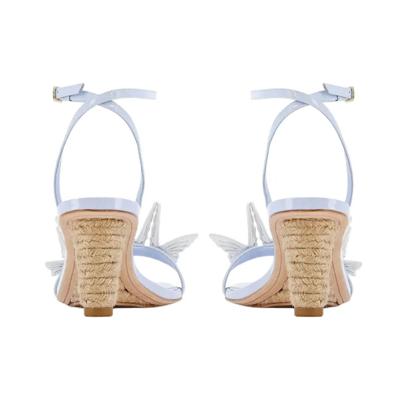 Sophia Webster Vanessa One Strap Sandals 6cm Women's Ice Blue-3