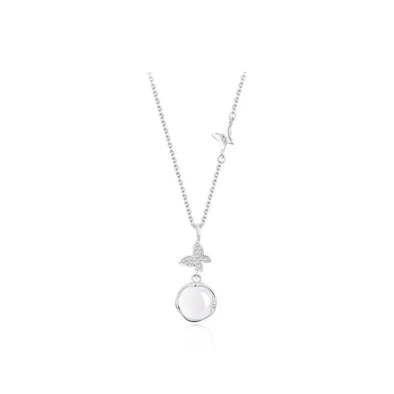 GIFU Chalcedony Jade Necklaces Women's-0