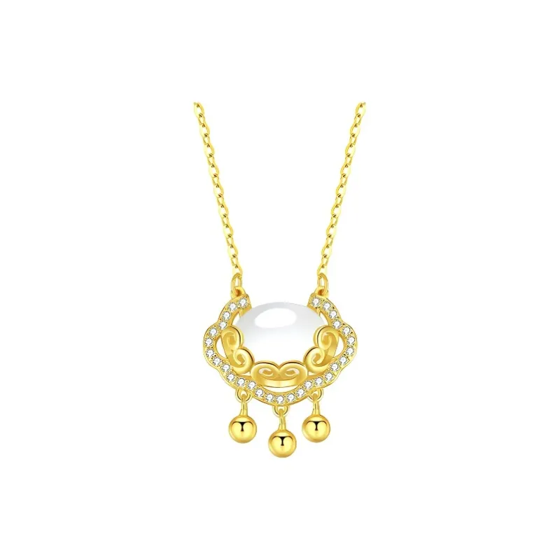 Bear Silversmith Chalcedony Necklaces Women's-0