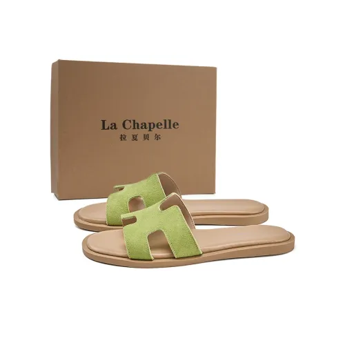 La Chapelle Quick Dry Slip Resistant Abrasion Resistant Odor Resistant Slide Slippers Women's Green