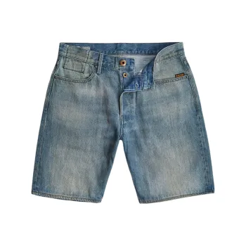 G STAR RAW Denim Shorts Men Light Blue