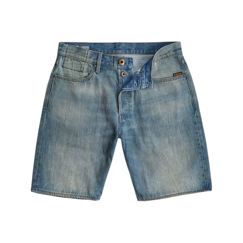 G STAR RAW Denim Shorts Men Light Blue-0