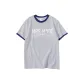 White Gray Navy Blue Edge