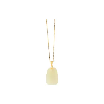 Honki Hetian Jade Pendants Green Jade Unisex