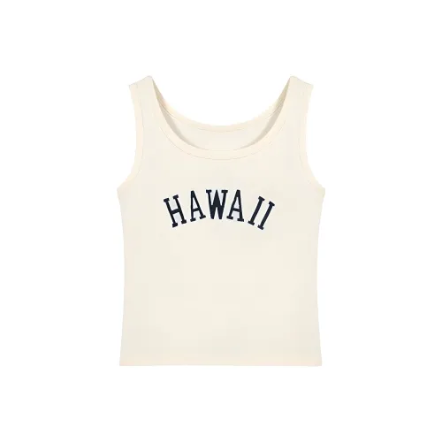 DOKZB Sleeveless Sports Shirts Women's Apricot