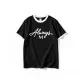 Black with White Edge