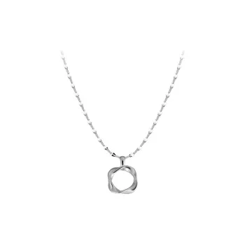 Regalrose 925 Sterling Silver Necklaces Women's Silver