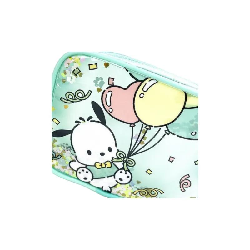 Sanrio Polyvinyl Chloride Travel Storage Bag Unisex Green-3