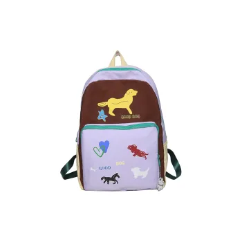WICKBUEN Nylon Backpack Women's Purple/Coffee