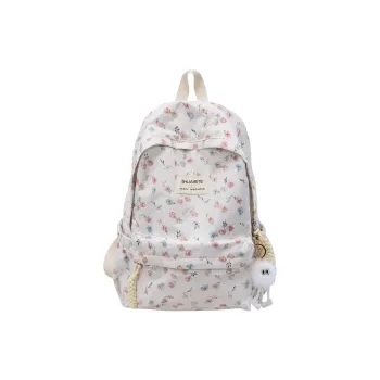 Kaka Tree Polyester Backpack Regular Unisex Gray/Black/White