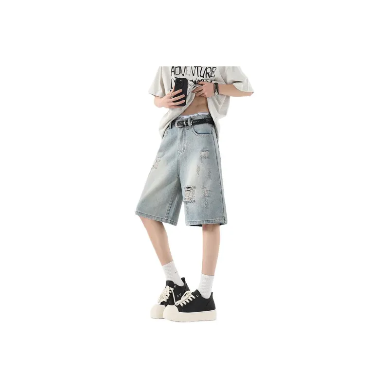 SOCKKEY Denim Shorts Unisex-0