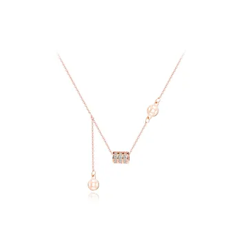 BLANK IN BLANK Zircon Necklaces Women's