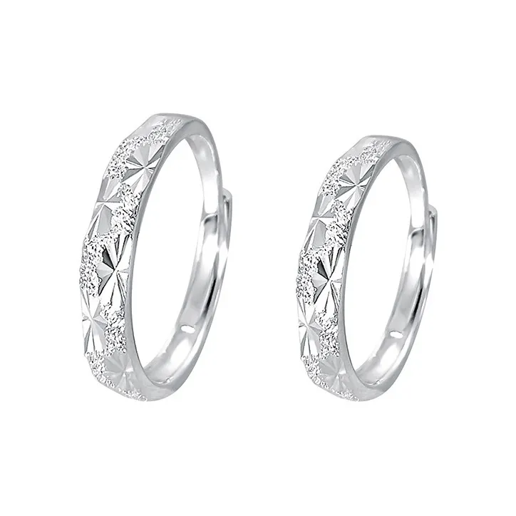 PISHUSHU 999 Fine Silver Rings Unisex-0