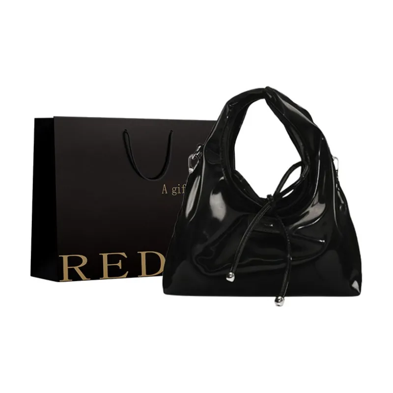 REDOO PU Handbag Regular Women's Ecru/Custard/Silver/Black/Red-6