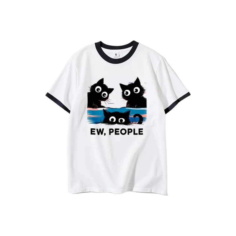 FAIRWHALE Drop Shoulder Sleeve T Shirt Women's-0