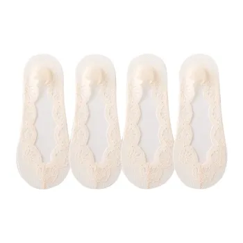 Caramella No Show Socks Women's 4 Pack