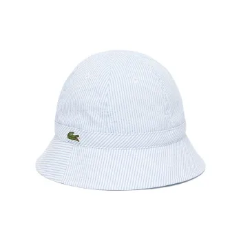 LACOSTE Composite Fiber, Cotton, Polyester Bucket Hats Men's Blue