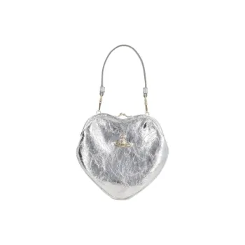 Vivienne Westwood Leather One Shoulder Handbag Regular Women's Silver