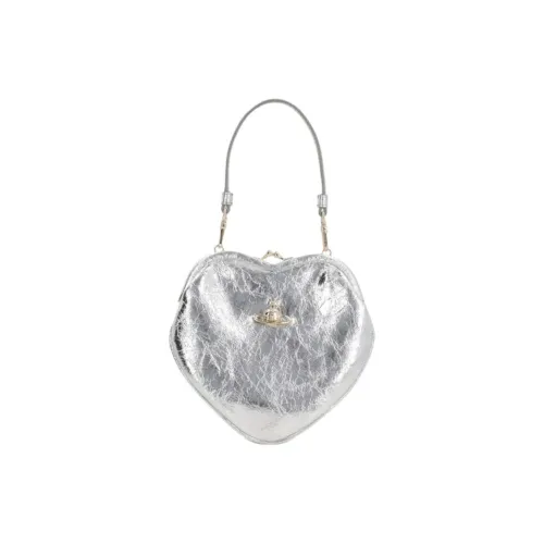 Vivienne Westwood Leather One Shoulder Handbag Regular Women's Silver