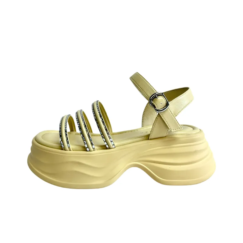 Shoe Lady One Strap Sandals 6cm Women's-12