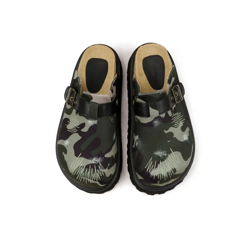 HANQIAORIJI Broken Cocoon Series Closed Toe Slippers Unisex Camouflage-3