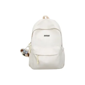 WICKBUEN Nylon Backpack Unisex Black/White
