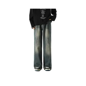GROGNAK Jeans Unisex Vintage Blue