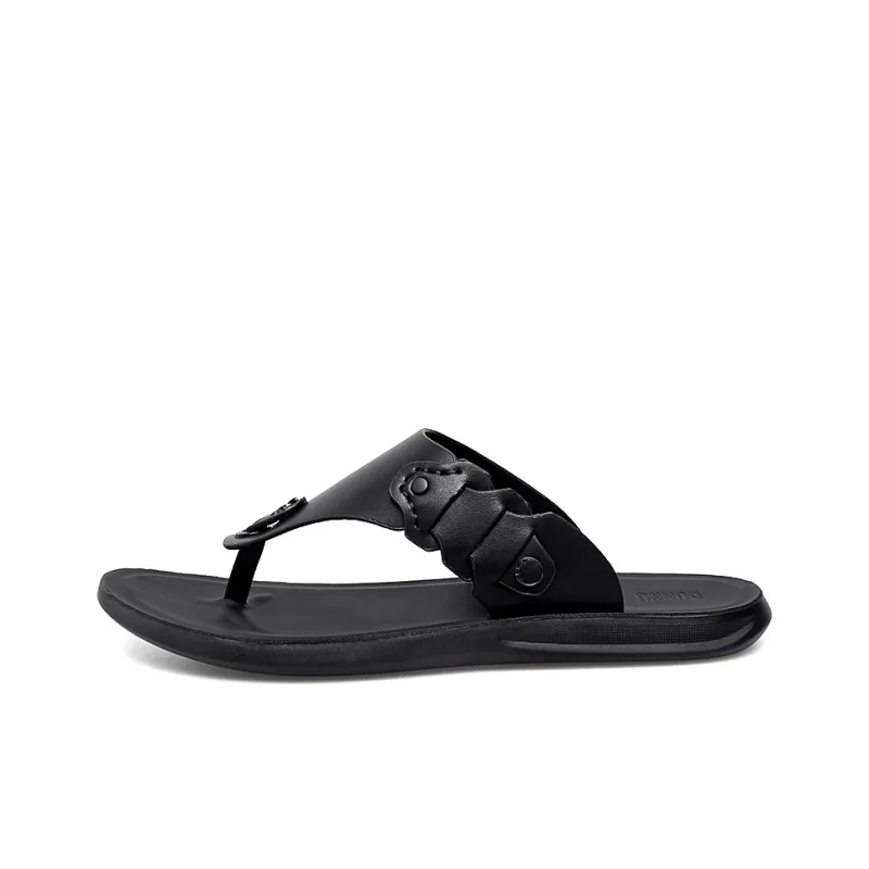 Dunnu Slip Resistant Flip Flops Men's-0