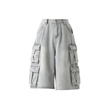 ROSECREED Casual Shorts Unisex Light Blue