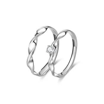 Treasure Flaws S999 Fine Silver Rings Unisex
